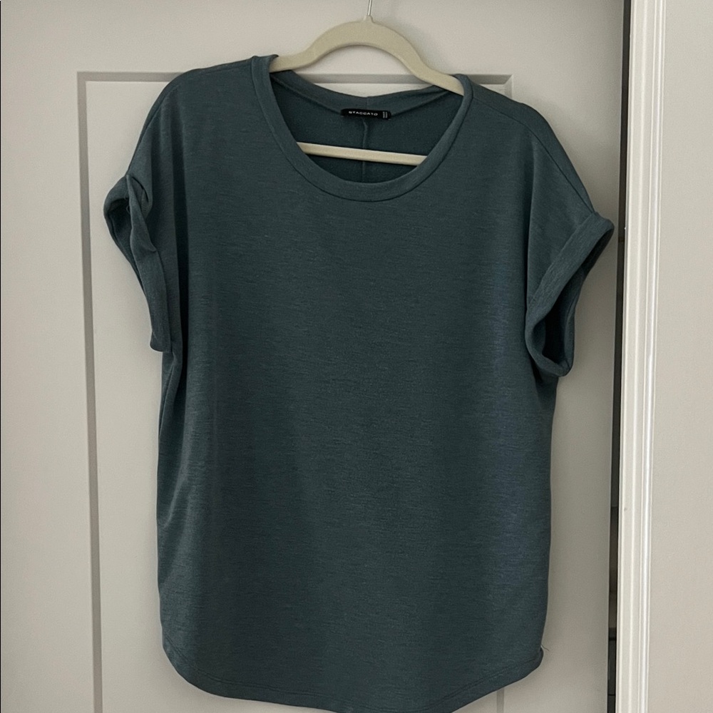 Staccato Dark Teal Short Sleeve Tee